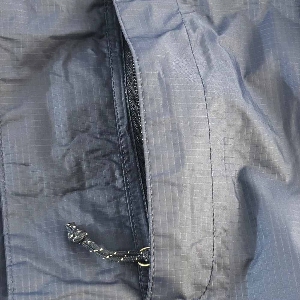 LL Bean Trail Model Rain Jacket‎ Mens Large Tall Blue Waterproof Hooded 268317 - Picture 6 of 12